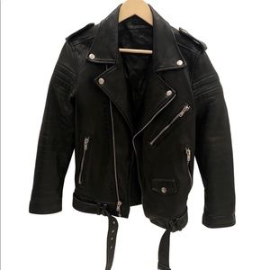 BLK DNM Leather Motorcycle Jacket